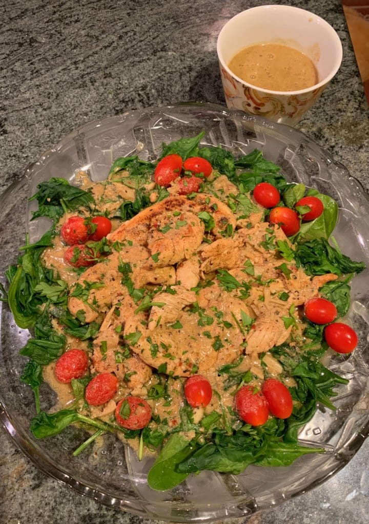 Tuscan Chicken with a Creamy Garlic Mustard Sauce Alula Wellness