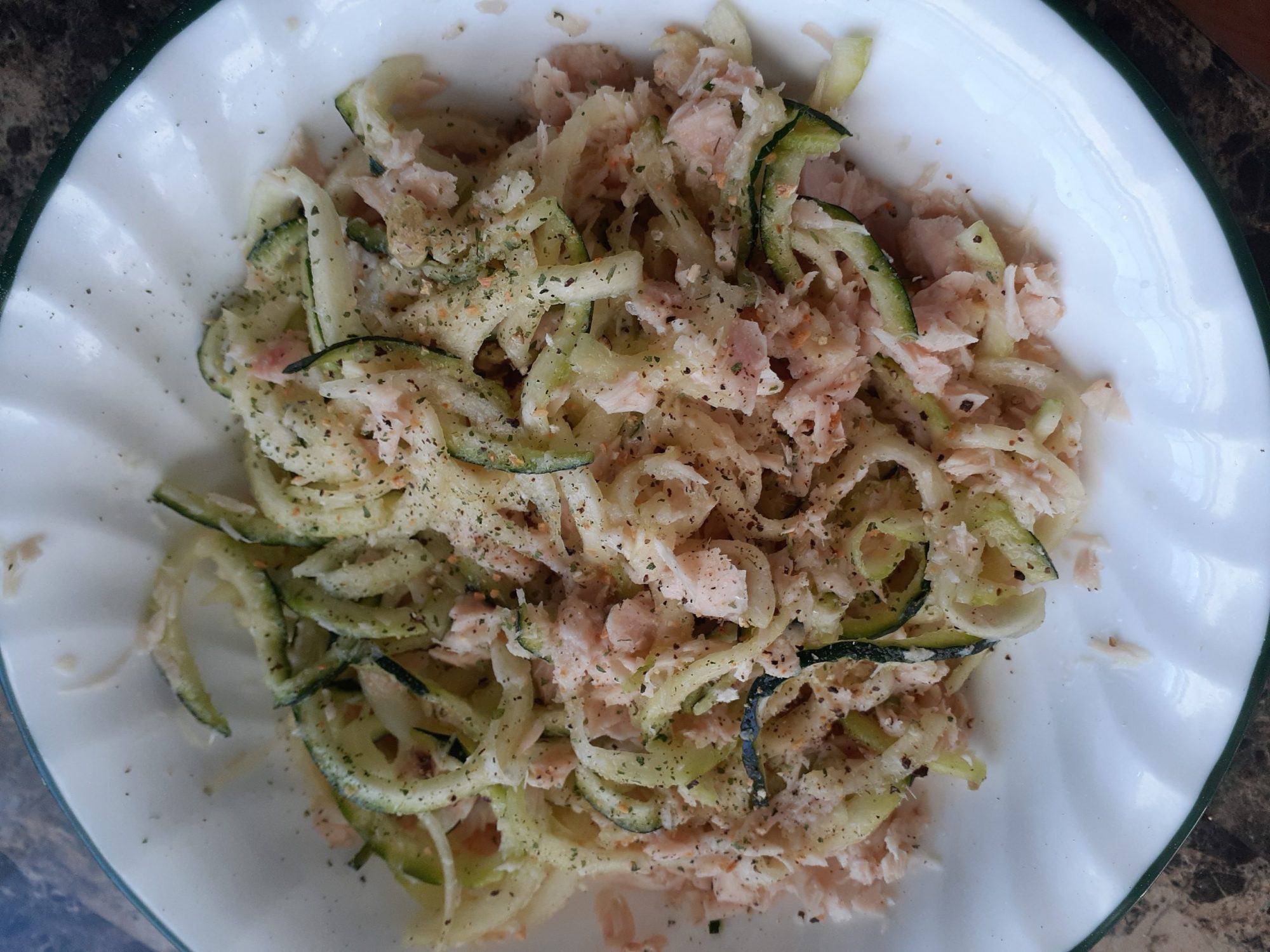 Pat’s Tuna Zucchini Salad