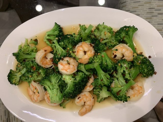 Spicy Shrimp and Broccoli