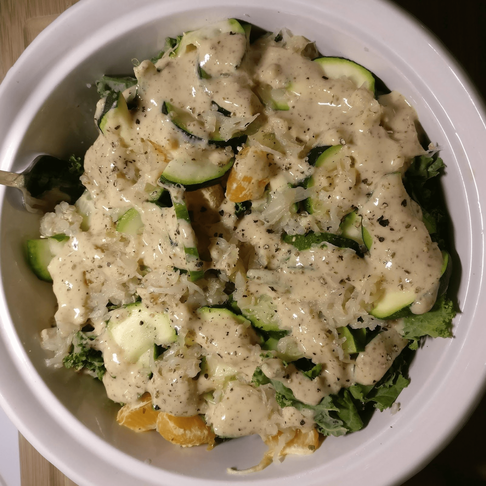 Kale Salad with Dijon Mustard Dressing (Vegetarian Protocol)