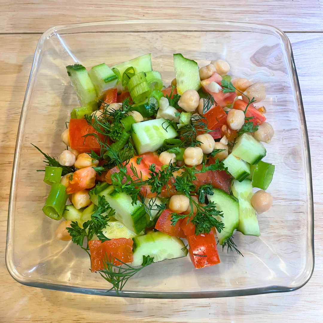 Cucumber Dill Chickpea Salad