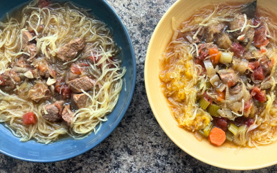 Beef & Spaghetti Squash or Fennel Soup