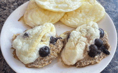 Blueberry Lemon Meringue Cookie
