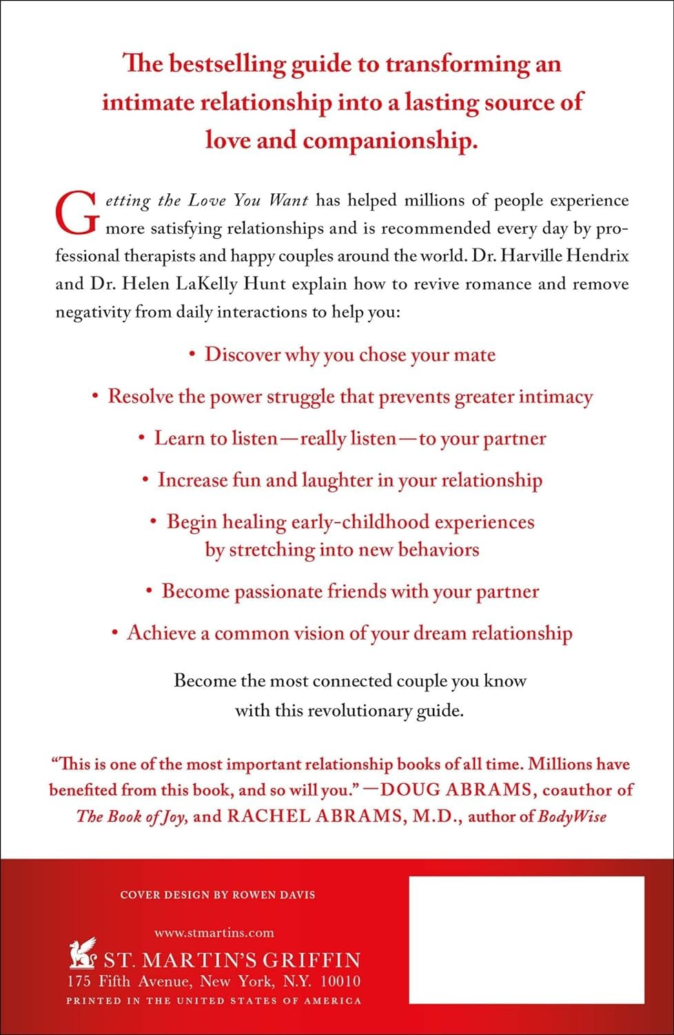 Getting the Love You Want: A Guide for Couples: 3rd Edition Paperback - Image 2